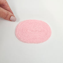 Load image into Gallery viewer, Dollhouse Pink Oval Rug

