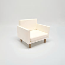 Load image into Gallery viewer, Dollhouse Modern Armchair, White
