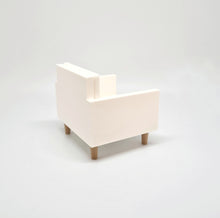 Load image into Gallery viewer, Dollhouse Modern Armchair, White
