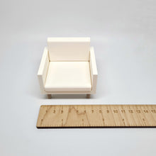 Load image into Gallery viewer, Dollhouse Modern Armchair, White
