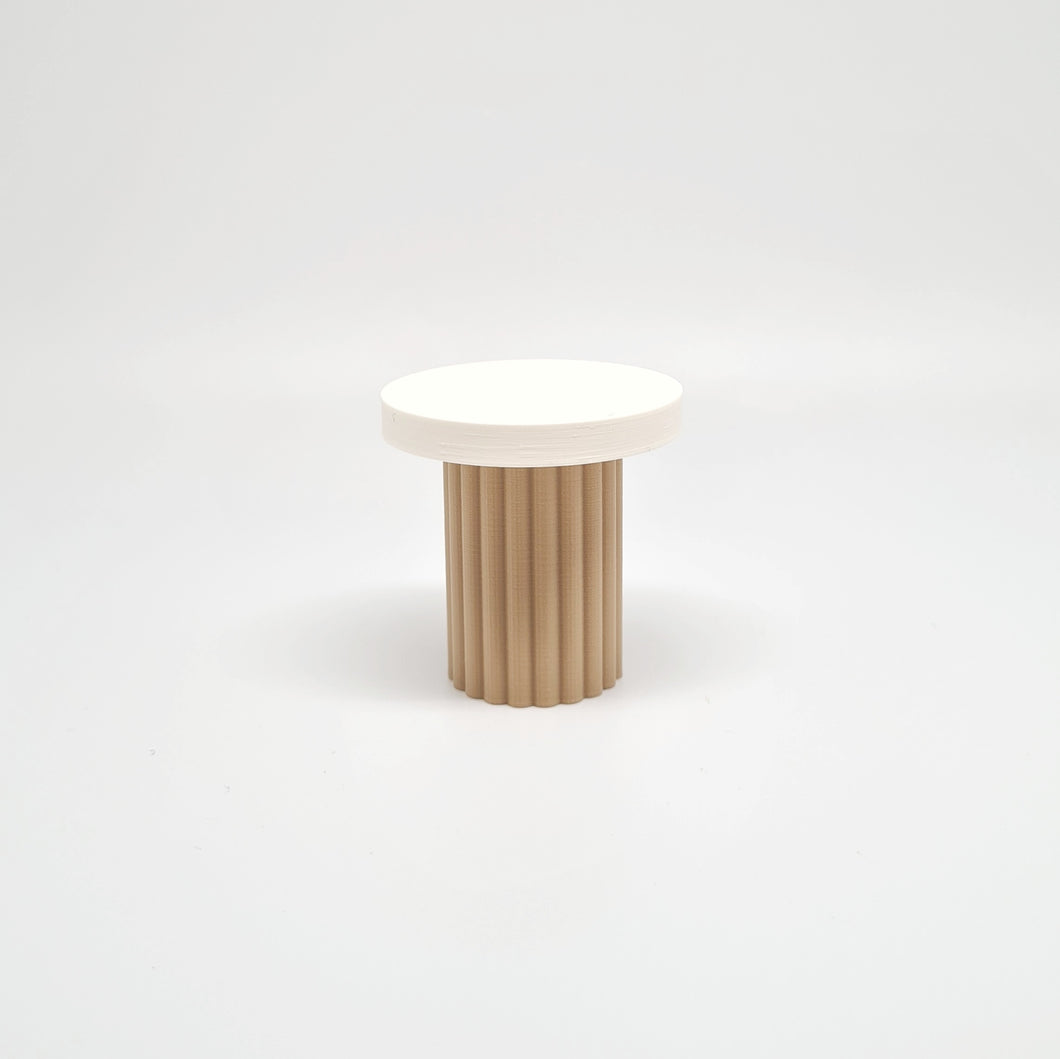 Dollhouse Fluted Side Table