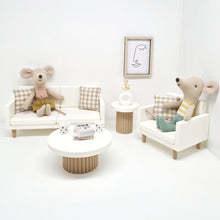 Load image into Gallery viewer, Dollhouse Modern Armchair, White
