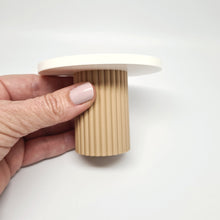 Load image into Gallery viewer, Dollhouse Fluted Dining Table, White and Natural
