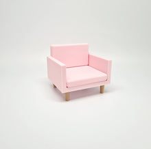 Load image into Gallery viewer, Modern Dollhouse Armchair, Pink
