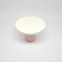 Load image into Gallery viewer, Dollhouse Fluted Dining Table, White and Pink
