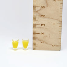 Load image into Gallery viewer, Two Miniature Glasses of Orange Juice
