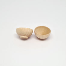 Load image into Gallery viewer, Miniature Wooden Bowls, Set of 2
