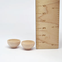Load image into Gallery viewer, Miniature Wooden Bowls, Set of 2
