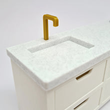 Load image into Gallery viewer, Dollhouse Kitchen, White and Grey Granite
