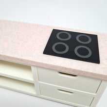 Load image into Gallery viewer, Dollhouse Kitchen, White and Pink Granite
