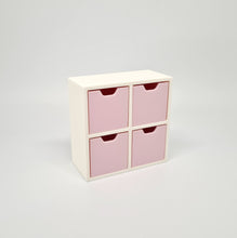 Load image into Gallery viewer, Dollhouse Cube Storage Unit, Pink and White
