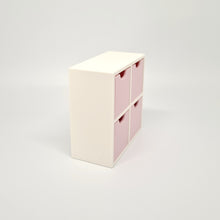 Load image into Gallery viewer, Dollhouse Cube Storage Unit, Pink and White

