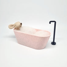Load image into Gallery viewer, Dollhouse Oval Bathtub, Pink Granite
