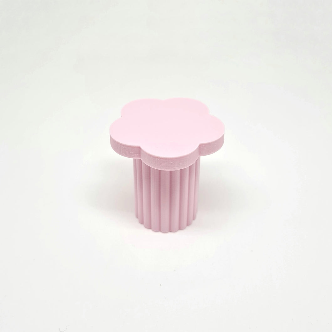 Flower Side Table, Pink