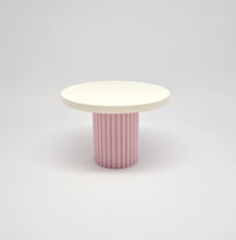 Load image into Gallery viewer, Dollhouse Fluted Dining Table, White and Pink
