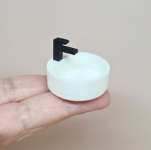 Load image into Gallery viewer, Miniature Round Basin with Faucet
