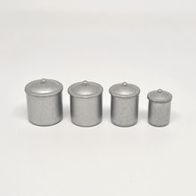 Load image into Gallery viewer, Miniature &quot;Chrome&quot; Canisters
