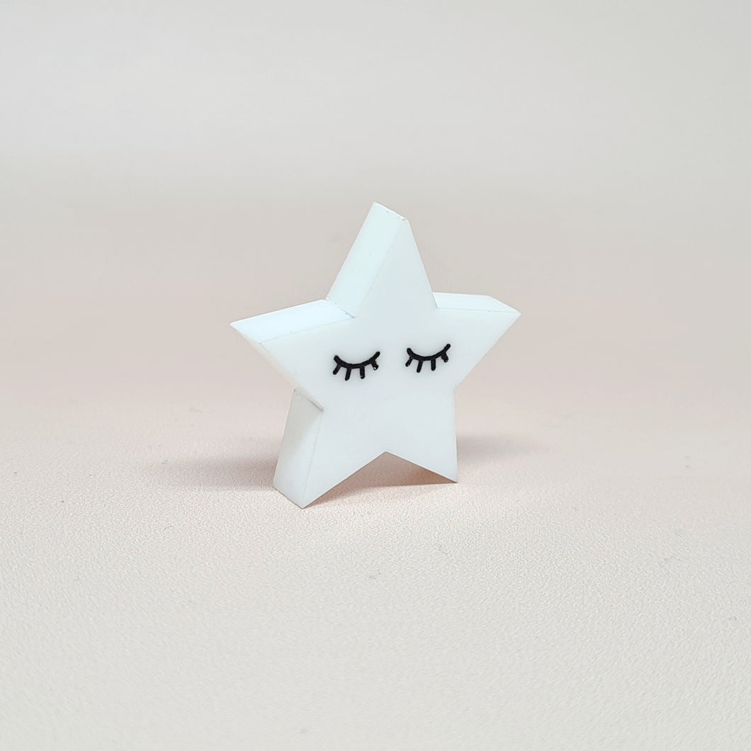 Miniature Sleepy Star Shelf Decor