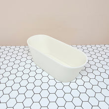 Load image into Gallery viewer, Dollhouse White Oval Bathtub
