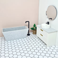 Load image into Gallery viewer, Dollhouse Rectangular Bath, Grey Granite
